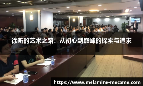 徐昕的艺术之路：从初心到巅峰的探索与追求